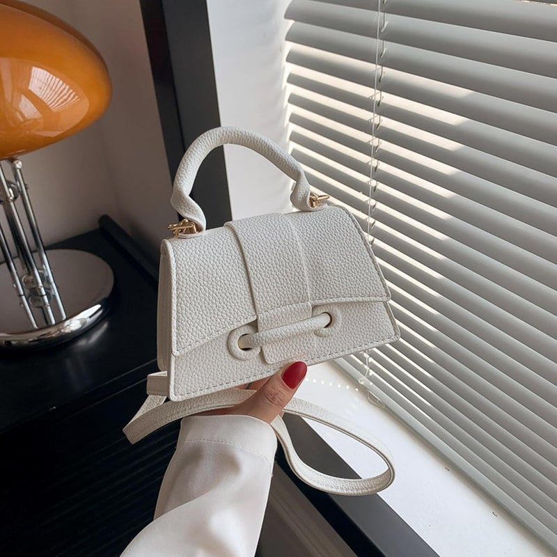 FALETO Mini Purses for Women Cute Top Handle Crossbody Bag Stylish Tiny Clutch Handbag with Strap - Image 2